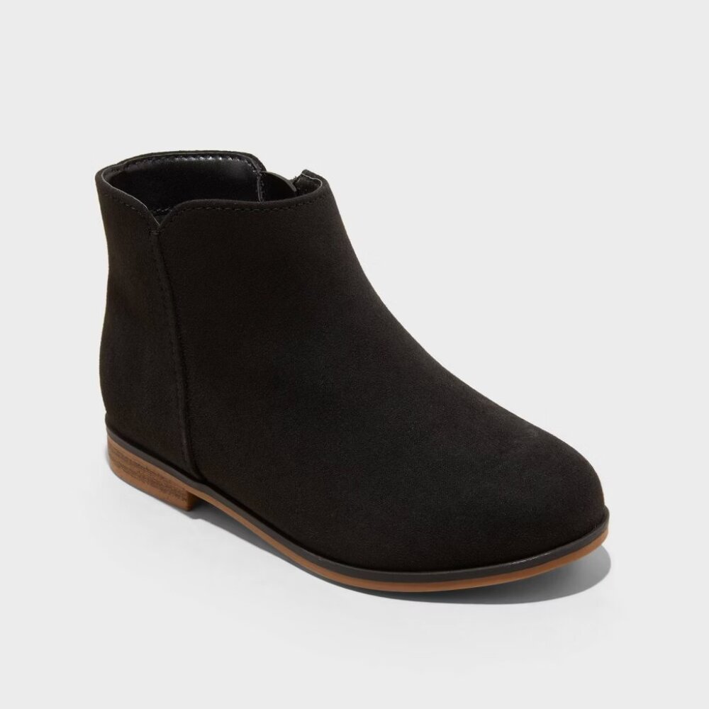 NEW Cat & Jack™ Toddler Penelope Zipper Boots Black